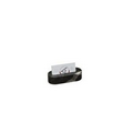 Oval Marble Business Card Holder (Black Zebra)